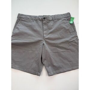 GAP Mens 38x10 Inch Grey Short Regenerative Cotton Flat Front Casual Shorts